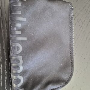 Lululemon Athletica Charcoal Zipper Pouch